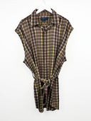 Abito Ralph Lauren marrone giallo a quadretti (26v11) - tg unica