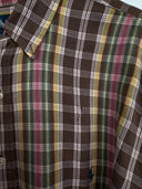 Abito Ralph Lauren marrone giallo a quadretti (26v11) - tg unica