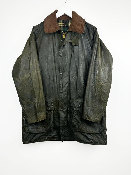 Barbour Border C42 verde 1985 (26c06) -M