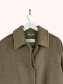 Cappotto Max Mara grigio tortora in lana cashmere oversize (26c17) - 40