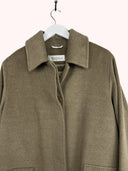 Cappotto Max Mara grigio tortora in lana cashmere oversize (26c17) - 40