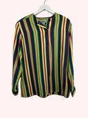Camicia blusa Missoni a righe pura seta donna (26ca02) - XL