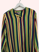 Camicia blusa Missoni a righe pura seta donna (26ca02) - XL