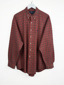 Camicia Ralph Lauren rossa a quadretti (26ca05) - XL