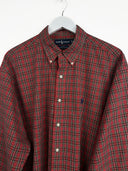 Camicia Ralph Lauren rossa a quadretti (26ca05) - XL
