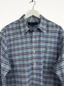 Camicia Ralph Lauren azzurra a quadri (26ca06) - XL