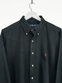 Camicia Ralph Lauren nera 90s (26ca08) - XL/L