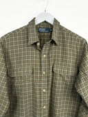 Camicia Ralph Lauren kaki a quadri (26ca104) - M