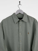 Camicia Ralph Lauren verde a righe (26ca10) - XXL/XL