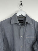 Camicia Armani azzurra a righe (26ca126) - M