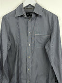 Camicia Armani azzurra a righe (26ca126) - M