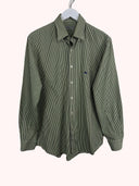 Camicia Etro verde a righe (26ca127) - M/L