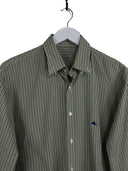 Camicia Etro verde a righe (26ca127) - M/L