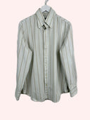 Camicia Armani bianca beige a righe (26ca129) - XL