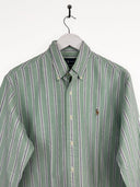 Camicia Ralph Lauren verde a righe (26ca139) - L