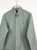 Camicia Ralph Lauren verde a righe (26ca139) - L
