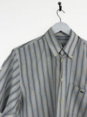 Camicia Lacoste azzurra a righe (26ca141) - M