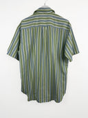Camicia Lacoste blu verde a righe (26ca143) - L