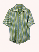 Camicia Lacoste blu verde a righe (26ca143) - L