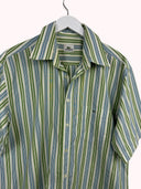 Camicia Lacoste blu verde a righe (26ca143) - L