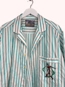 Camicia Marlboro bianca a righe cropped (26ca185) - M/L