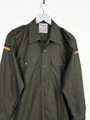 Giacca-camicia militare tedesca kaki originale 90s (26ca147) - L