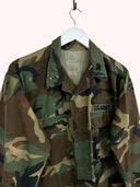 Giacca camicia militare USA con patches (26ca146) - M/L