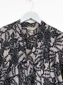 Blusa Marella grigia floreale misto seta (26ca153) - 46