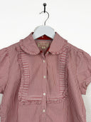 Camicia Ralph Lauren rossa bianca a righe donna (26ca162) - S