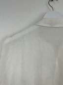 Camicia Gianni Versace bianca in lino 80s (26ca169) - L