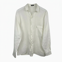 Camicia Gianni Versace bianca in lino 80s (26ca169) - L