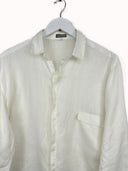Camicia Gianni Versace bianca in lino 80s (26ca169) - L