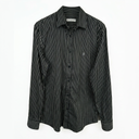 Camicia Trussardi nera a righe (26ca178) - M/L