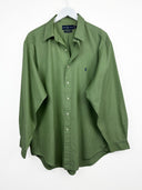 Camicia Ralph Lauren verde oversize (26ca17) - XL