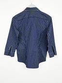 Camicia Ralph Lauren blu a righe donna manica 3/4 (26ca180) - S