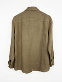 Camicia Iceberg cammello in lino donna oversize (26ca164) - 44