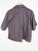 Camicia Valentino rosa a quadri cropped (26ca186) -M