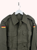 Giacca camicia verde militare tedesca originale (26ca26) - M