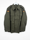 Giacca camicia verde militare tedesca originale (26ca26) - M