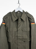 Giacca camicia verde militare tedesca originale (26ca27) - M