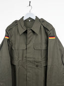 Giacca camicia verde militare tedesca originale (26ca27) - M
