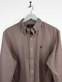 Camicia Ralph Lauren rosa quadretti oversize (26ca30) - L