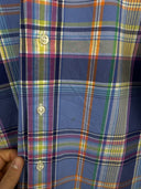 Camicia Ralph Lauren blu indaco a quadri (26ca36) - L