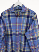 Camicia Ralph Lauren blu indaco a quadri (26ca36) - L