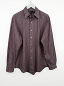Camicia Ralph Lauren a righe rossa blu (26ca52) - L