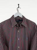 Camicia Ralph Lauren a righe rossa blu (26ca52) - L