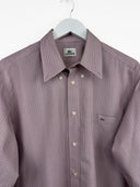 Camicia Lacoste rosa a quadretti (26ca56) - L