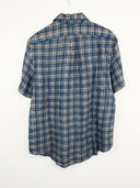 Camicia estiva Ralph Lauren blu a quadri in lino (26ca67) - L