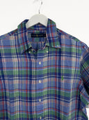 Camicia estiva Ralph Lauren viola a quadri in lino (26ca68) - L