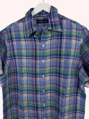 Camicia estiva Ralph Lauren viola a quadri in lino (26ca68) - L